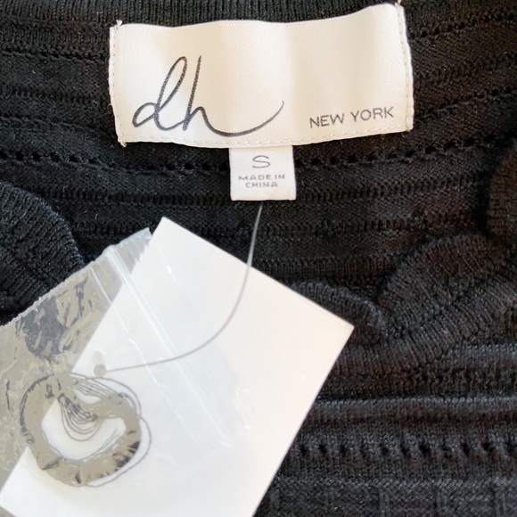 NWT DH NewYork Jodi Crochet Black Tank - Picture 5 of 7